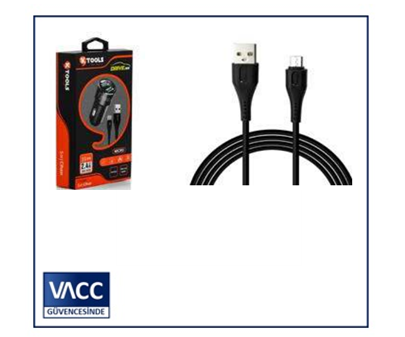 5-KTOOLS DRIVE INN 2.4A 2USB SIYAH MICRO ARAC SARJI